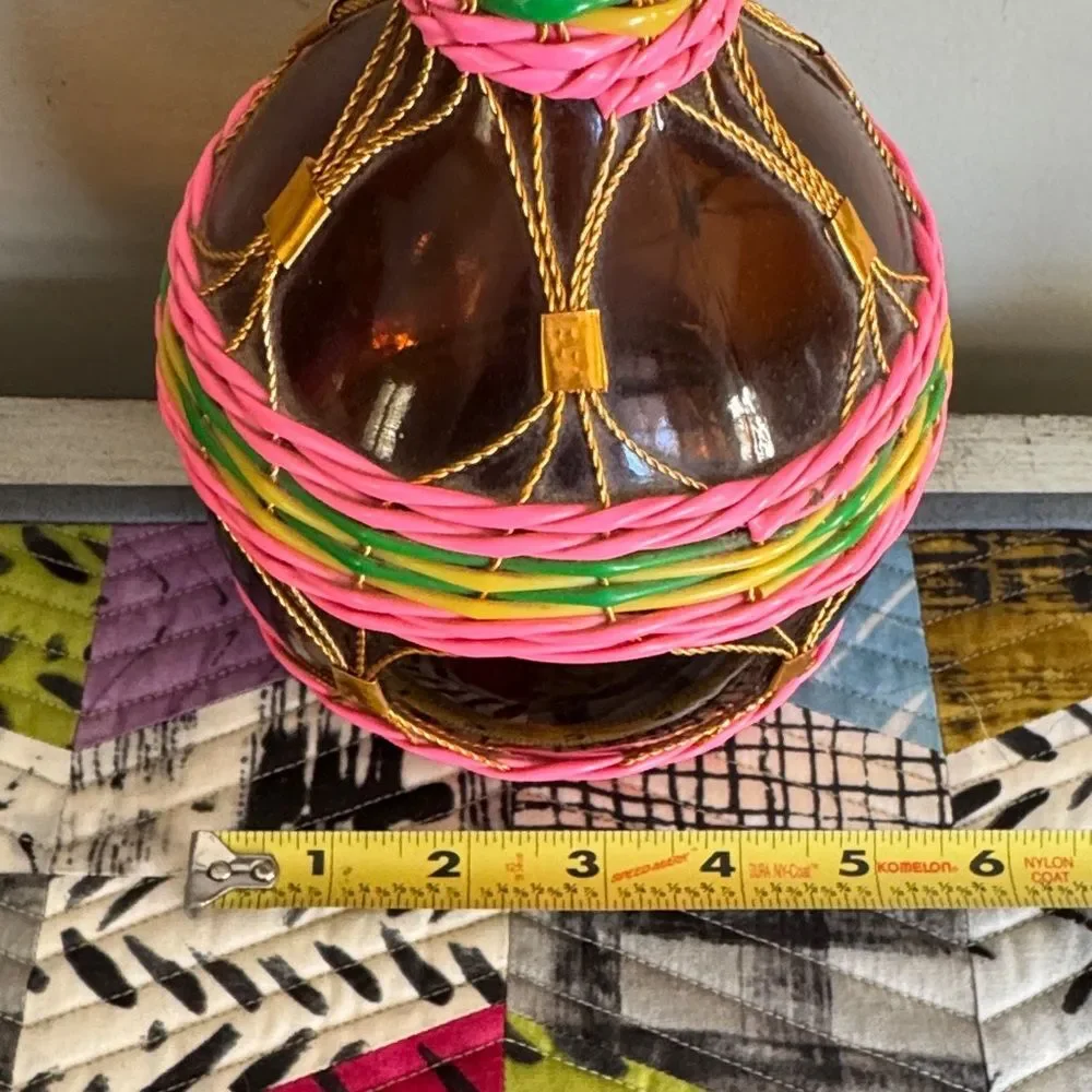 Vintage Scoubidou Bottle